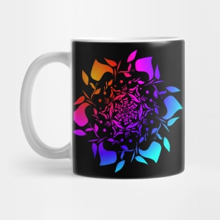 Colorful Mandala flowers pattern Mug